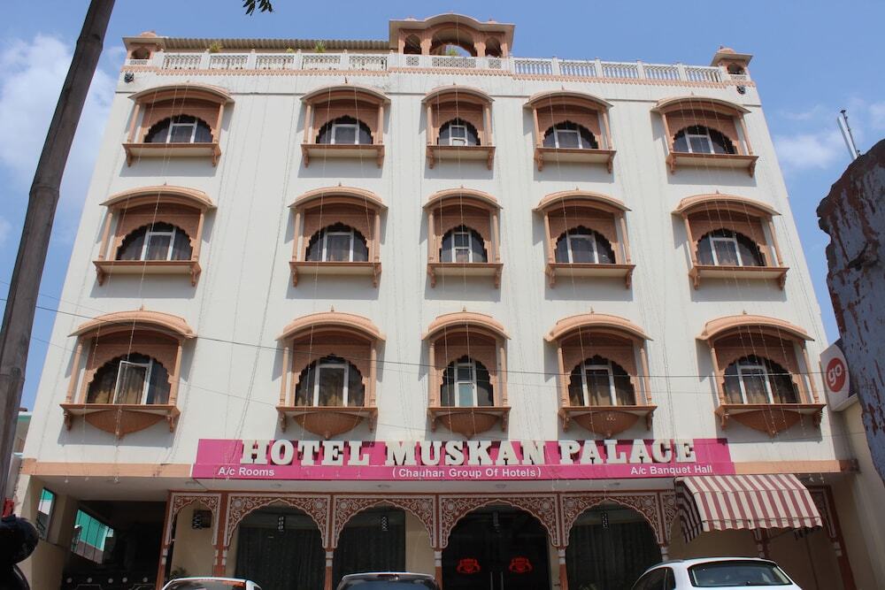 ג'איפור Hotel Muskan Palace מראה חיצוני תמונה